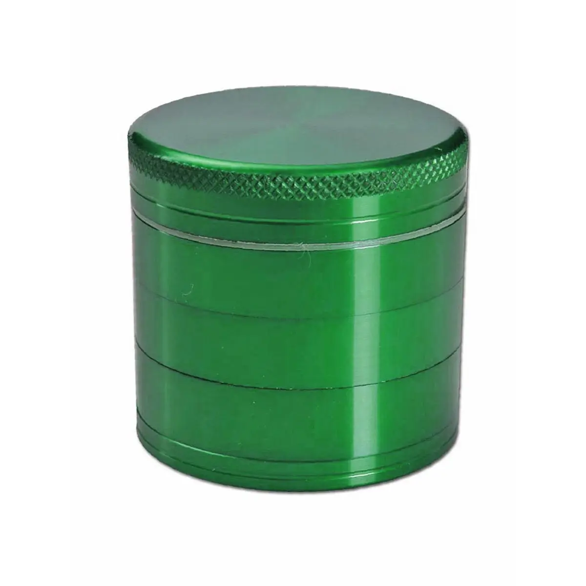 Aluminium Grinder Double Sieve grün