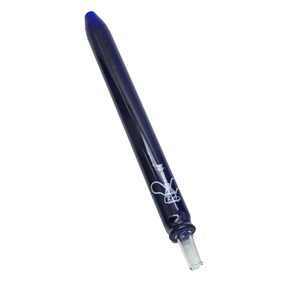 'RA' Shisha glass mouthpiece blue