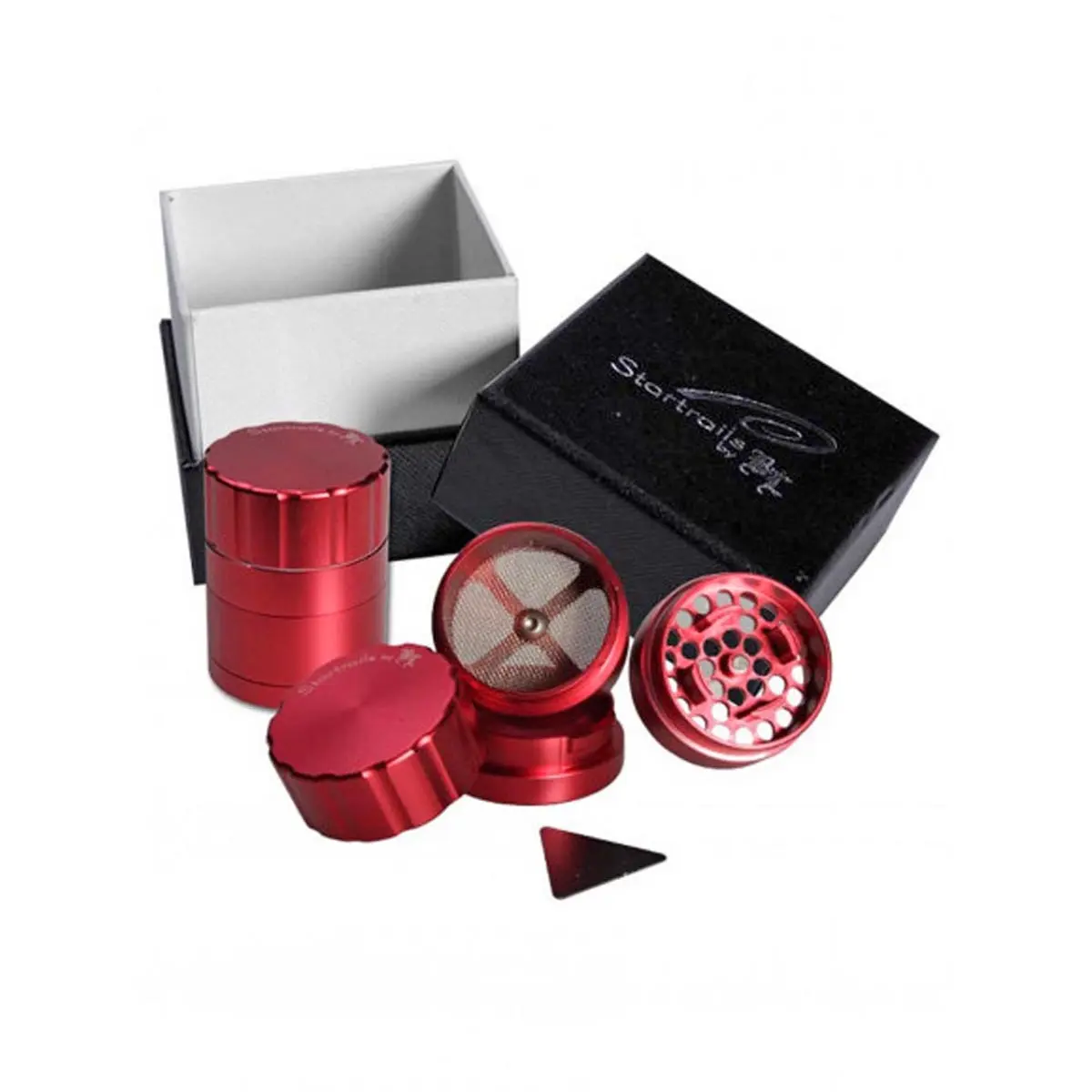 Startrails Grinder Bayonet Lock Red