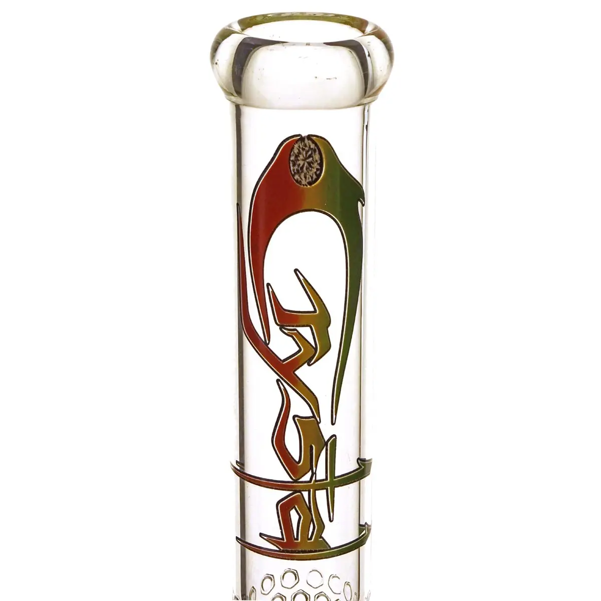 Crystal Beaker Bong Rasta 46cm 18,8