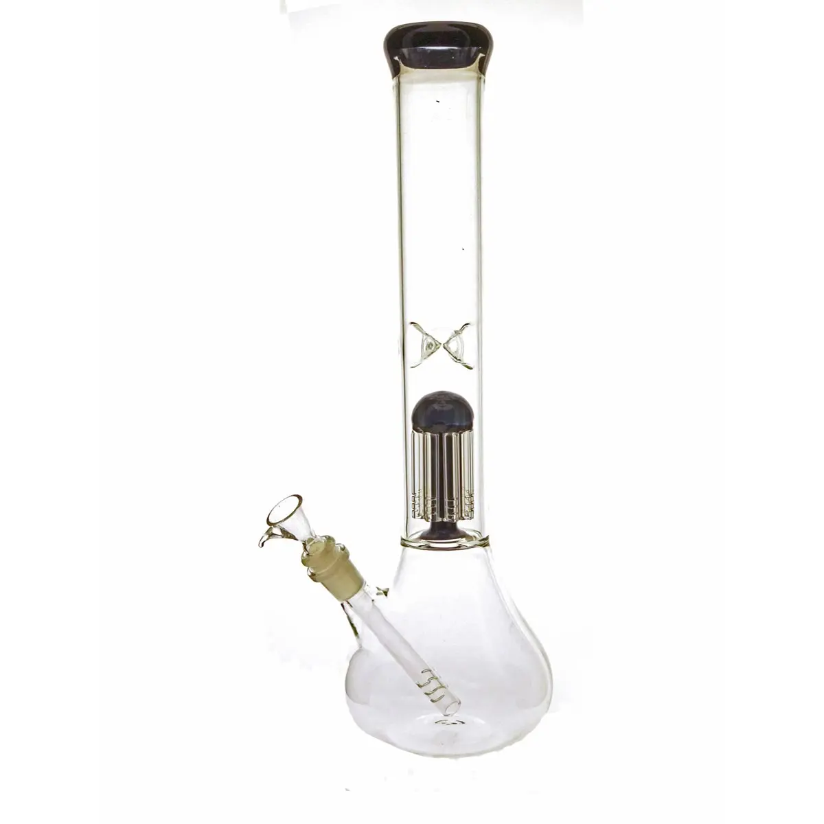 Bulb Bong Ice 8x Perc Black