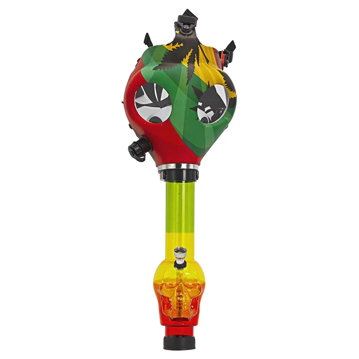Bong+  Grass Mask 'Rasta'
