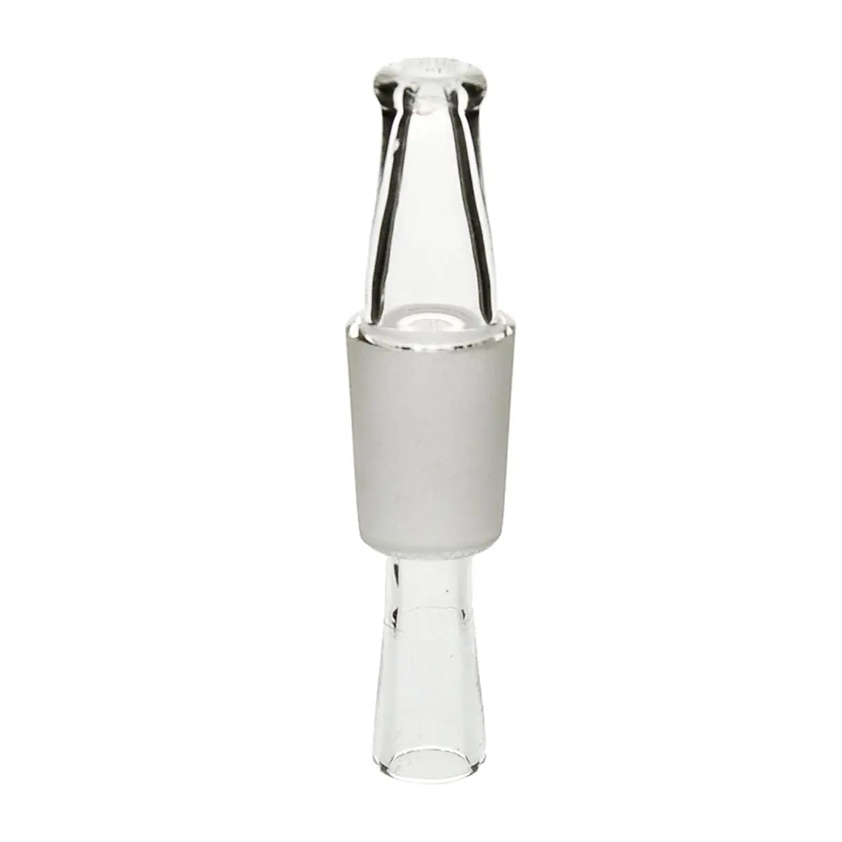 Mouthpiece for glass pipe for activated carbon filters