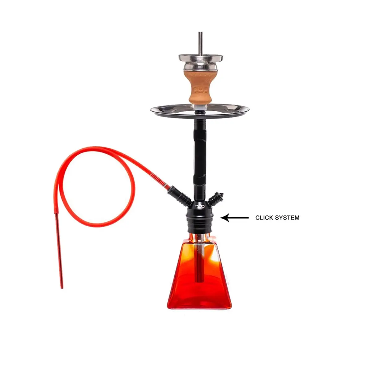 DUD Shisha Erg Chebbi 56cm red