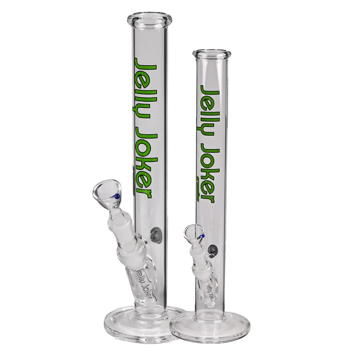 Jelly Joker Glass Bong 'Straight Greenline'