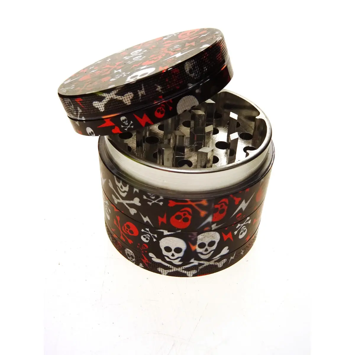 Aluminium Sieve Grinder 50mm Skulls