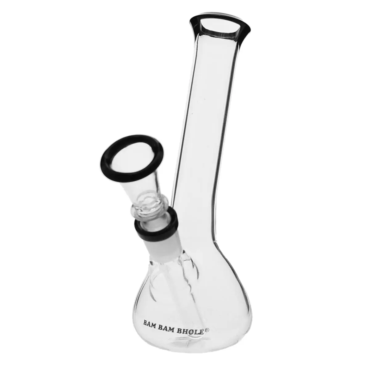 Glass Bong Mini Black Smoke - 14,5