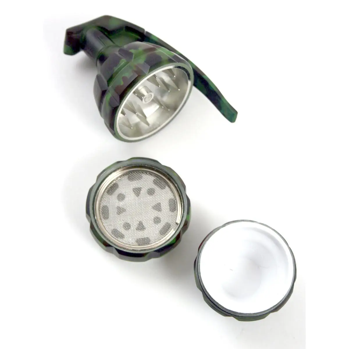 Sieve grinder handgrenade