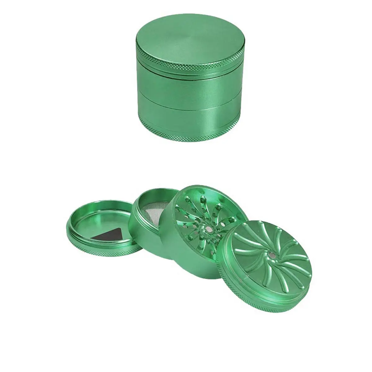 Masher Aluminium Grinder  green