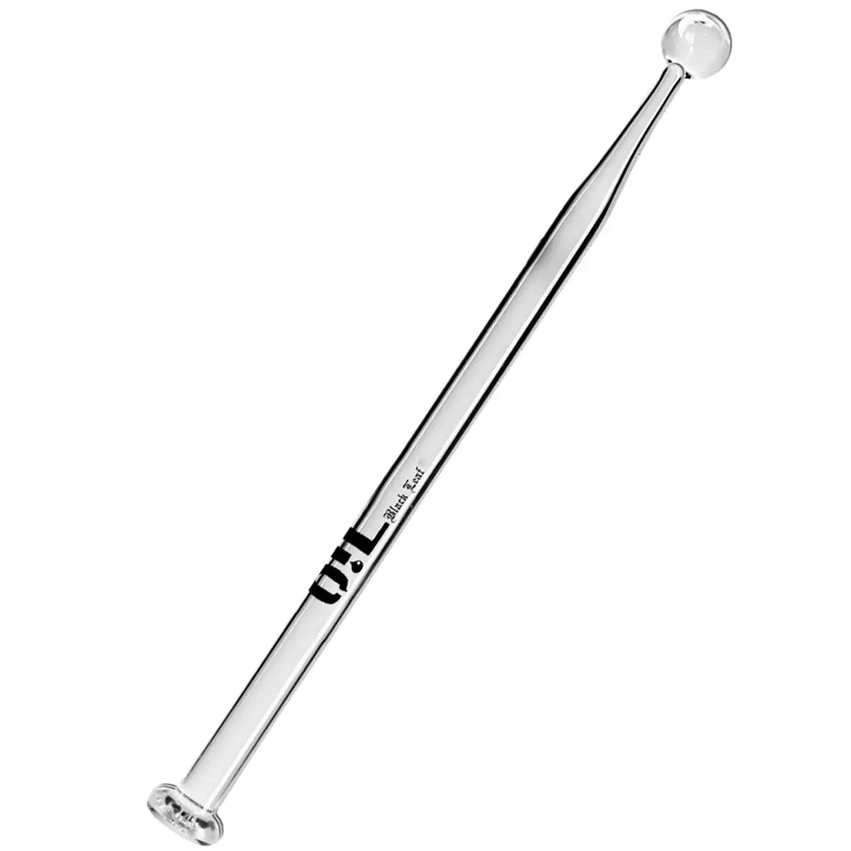 Black Leaf glass rod