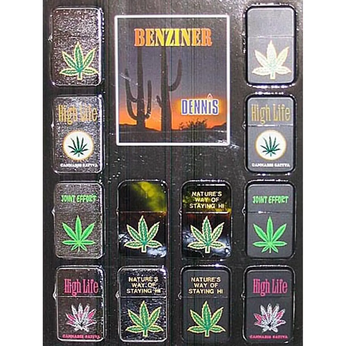Petrol Lighter "Cannabis"