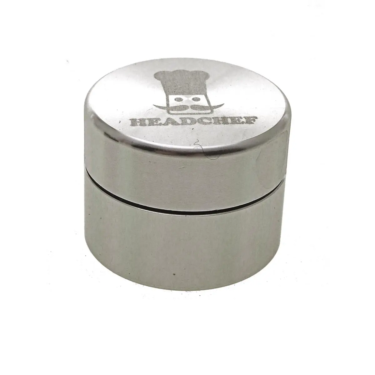 Headchef Metal Storage Can Silver Small