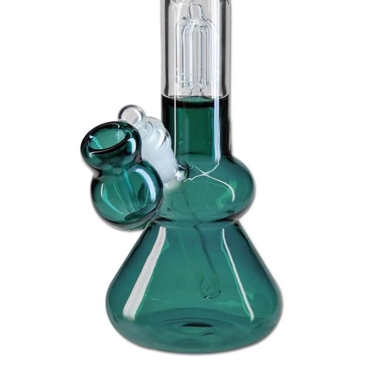 Black Leaf Percolator Bong ICE 30cm smaragd