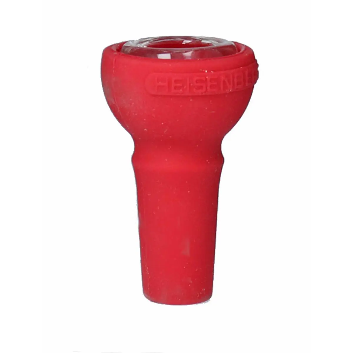 Heisenberg silicone pot with glass sieve 18,8 - red