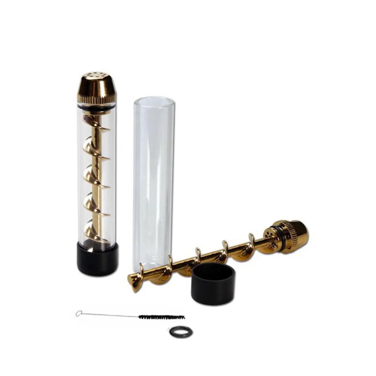 V12 Twisty Quartz Blunt - quartz glass pipe