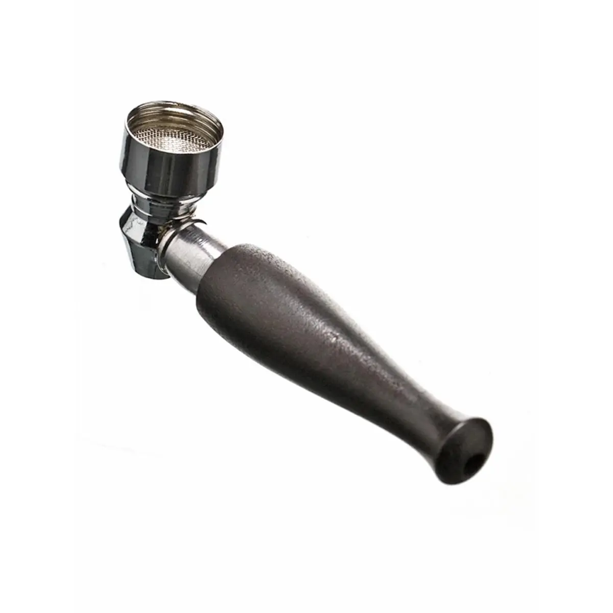 Amsterdam Wooden Pipe with Metal Bowl 7.5 cm