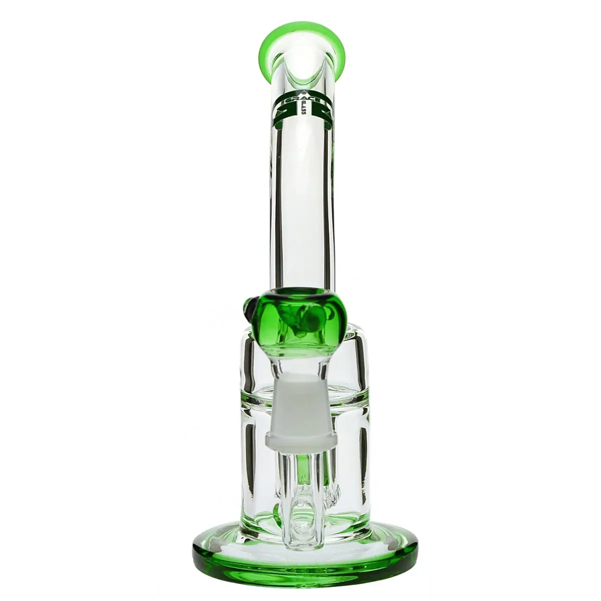 Grace Glass Bong "Svelte Green Svenya" 22 cm