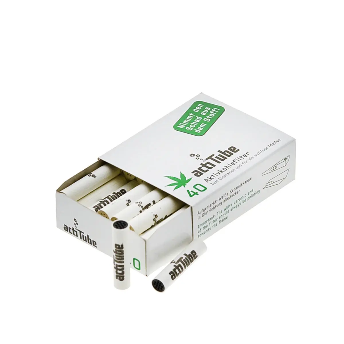 actiTube activated Carbon Filters 10 pieces