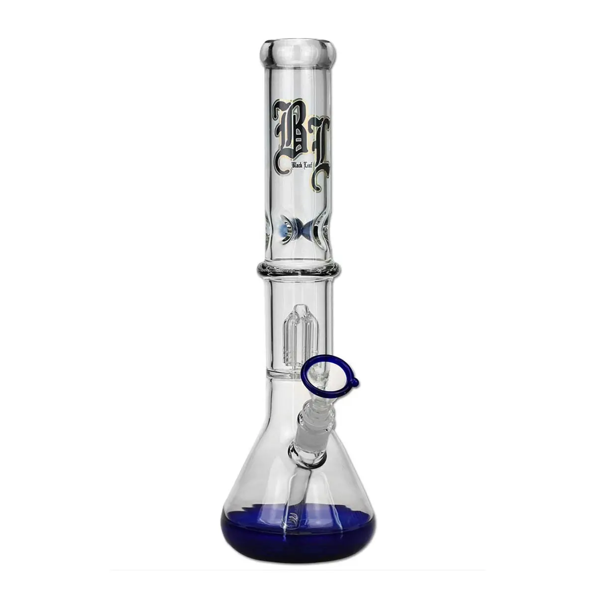 Black Leaf Percolatorbong 4-Arm blue