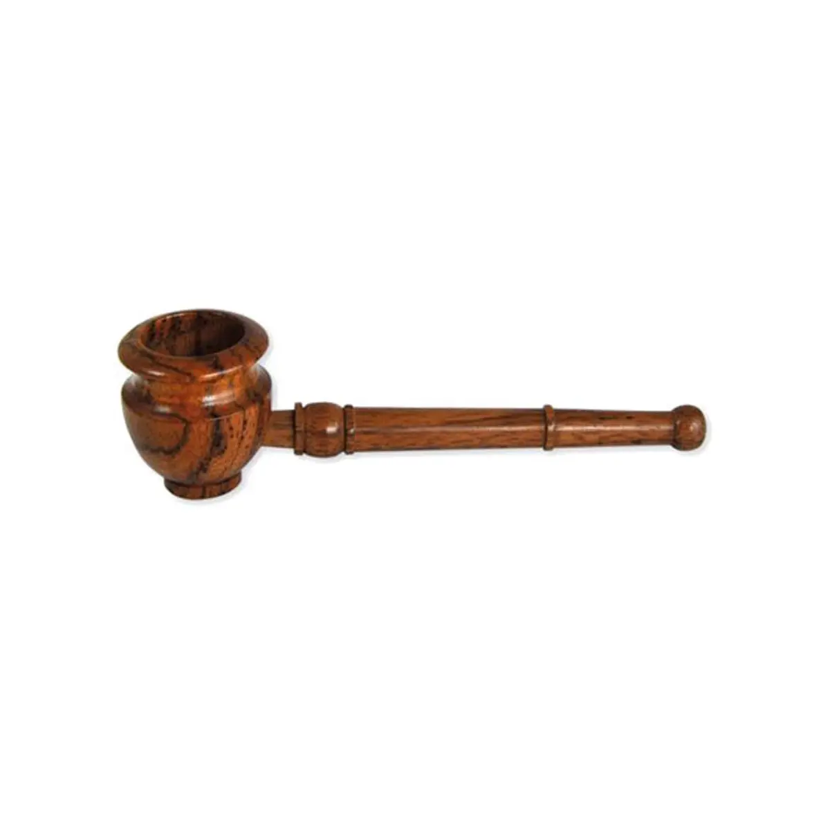 Rosewood pipe with notches 9cm