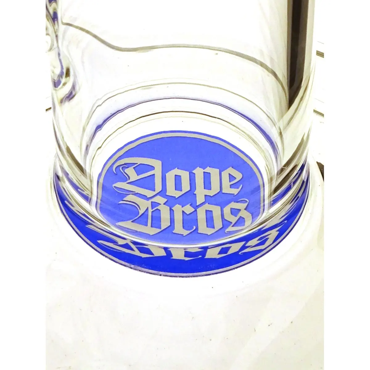 Bong Amsterdam Straight Skull 18.8 42cm blue