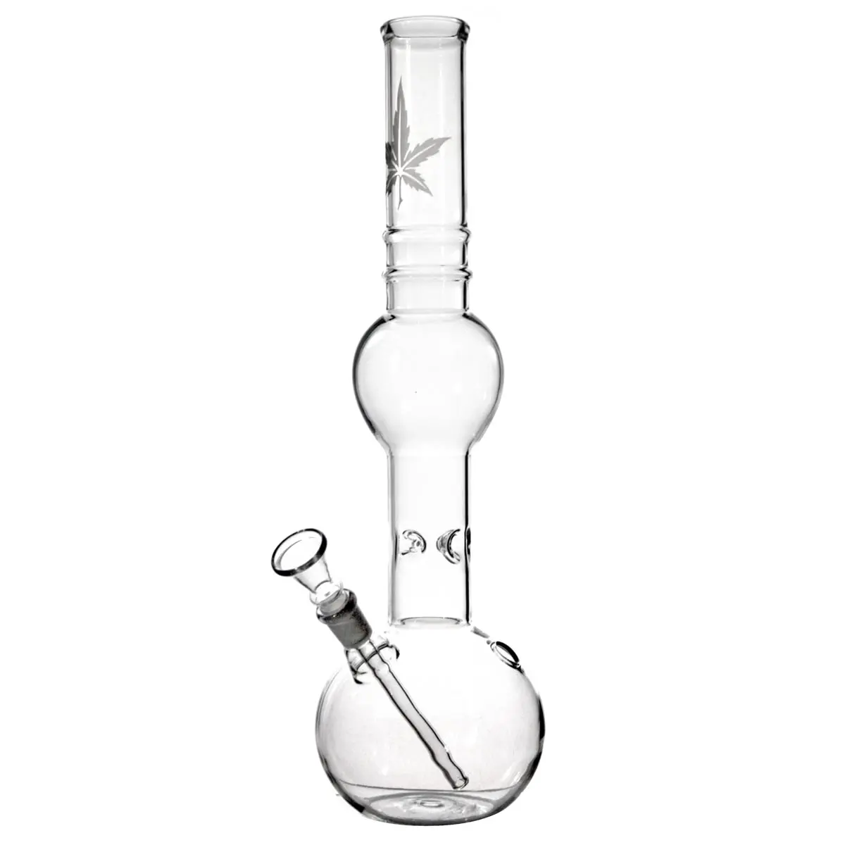 Sand Leaf glass bong 39cm 14,5