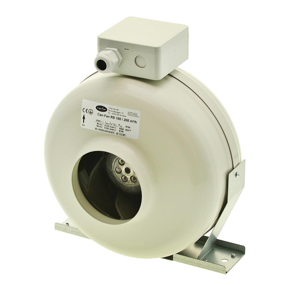 RS100 100mm - 200m³/h
