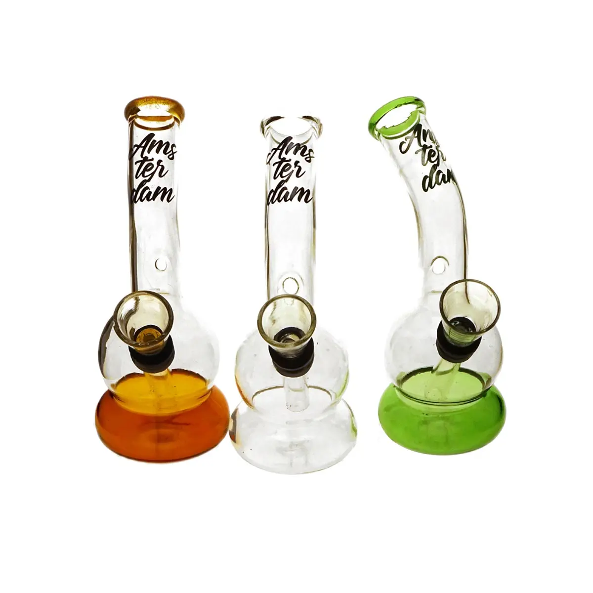 Mini Glass Pipe Amsterdam 12cm - Socks