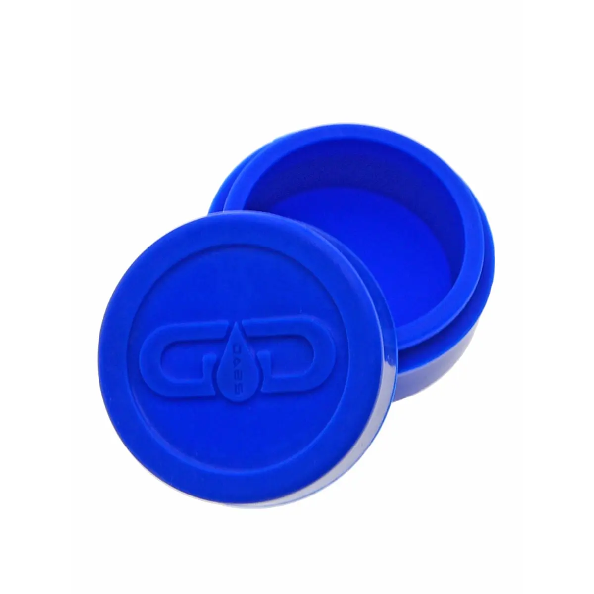 Grace Glass Silicone Jar XL Blue