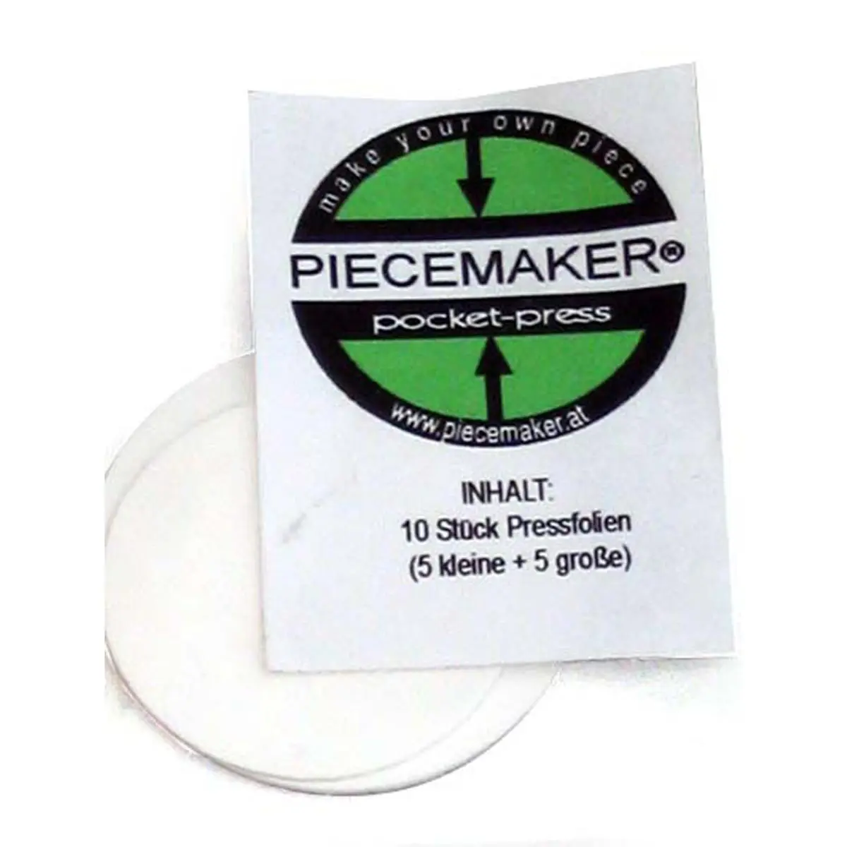 Piecemaker Spare Press Foils 5x large, 5x small.