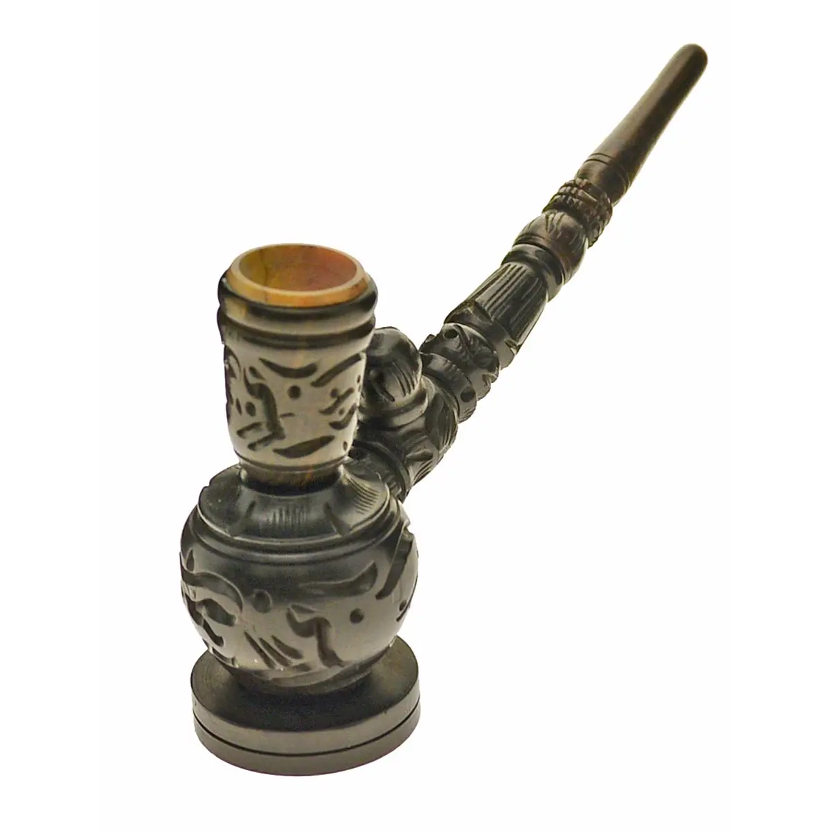 Modular Four-Part Pipe with Soapstone Bowl