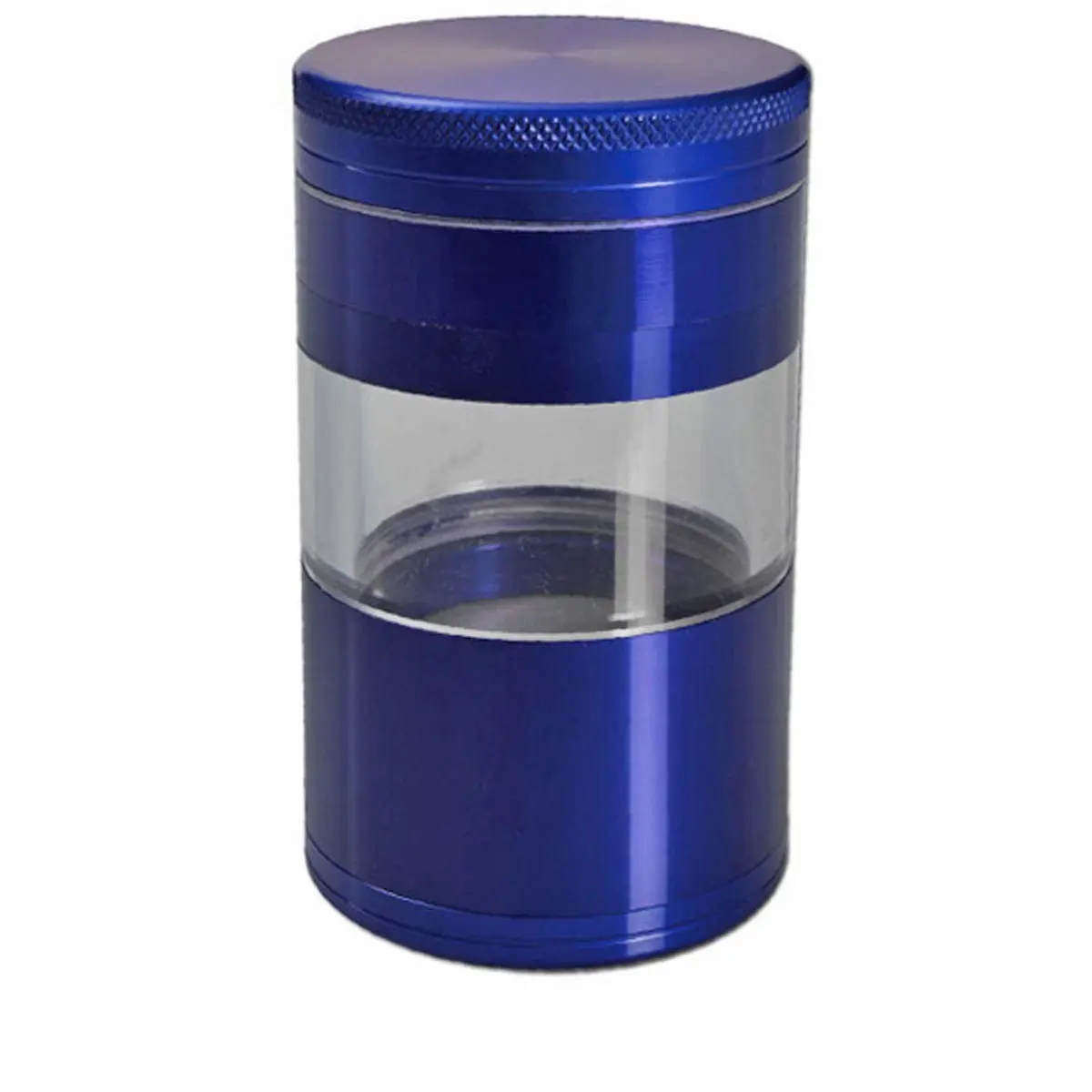 Magentic 5-part Aluminium Sieve Grinder blue
