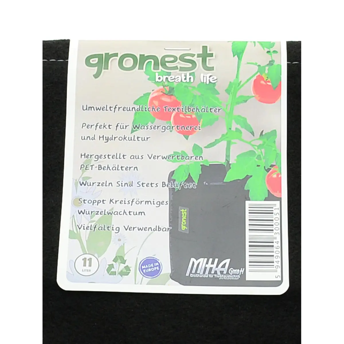 Gronest-Grow bag, 11 liters