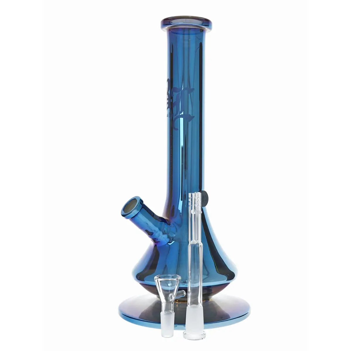 BL Neverland Bong with Rainbow Effect Metallic - blue