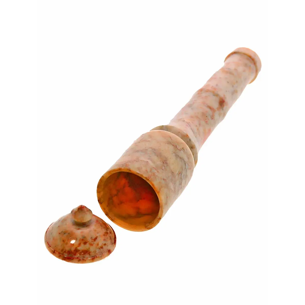 Soapstone Chillum with Lid