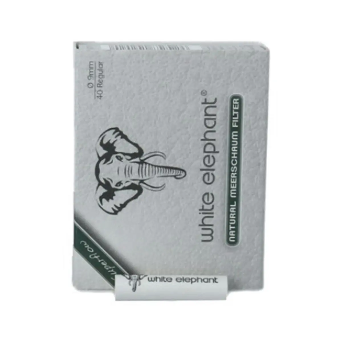White Elephant Meerschaum Pipe Filter 9mm 40pc