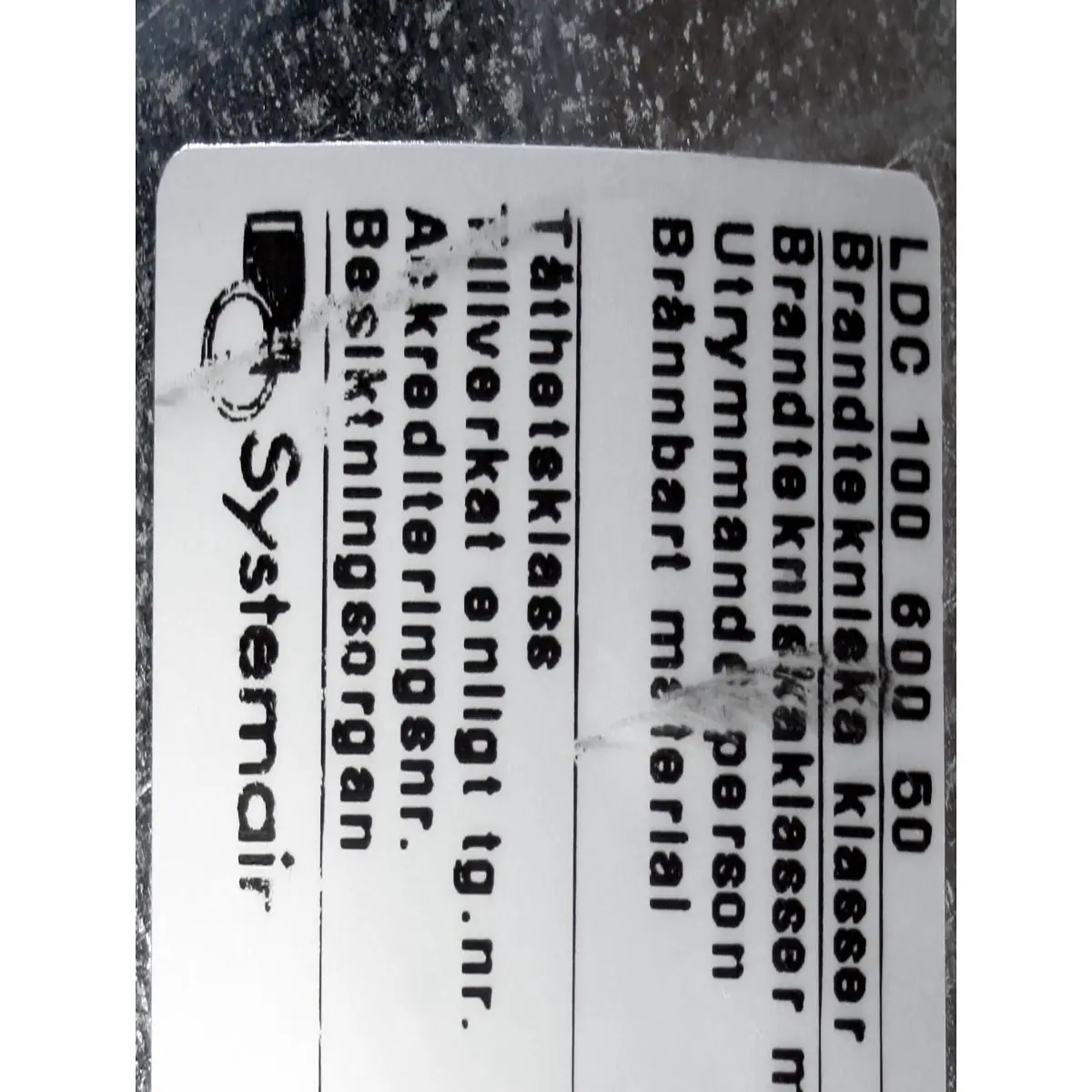 Systemair Silencer LDC 125-600 - Ø 125mm - 60cm