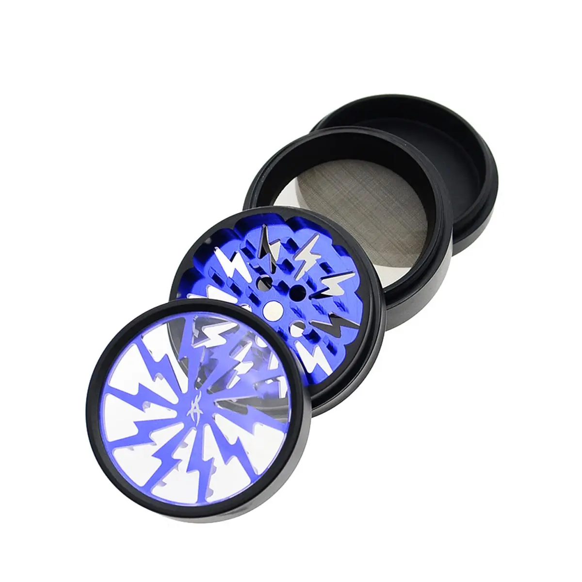 Thorinder grinder with window black / blue