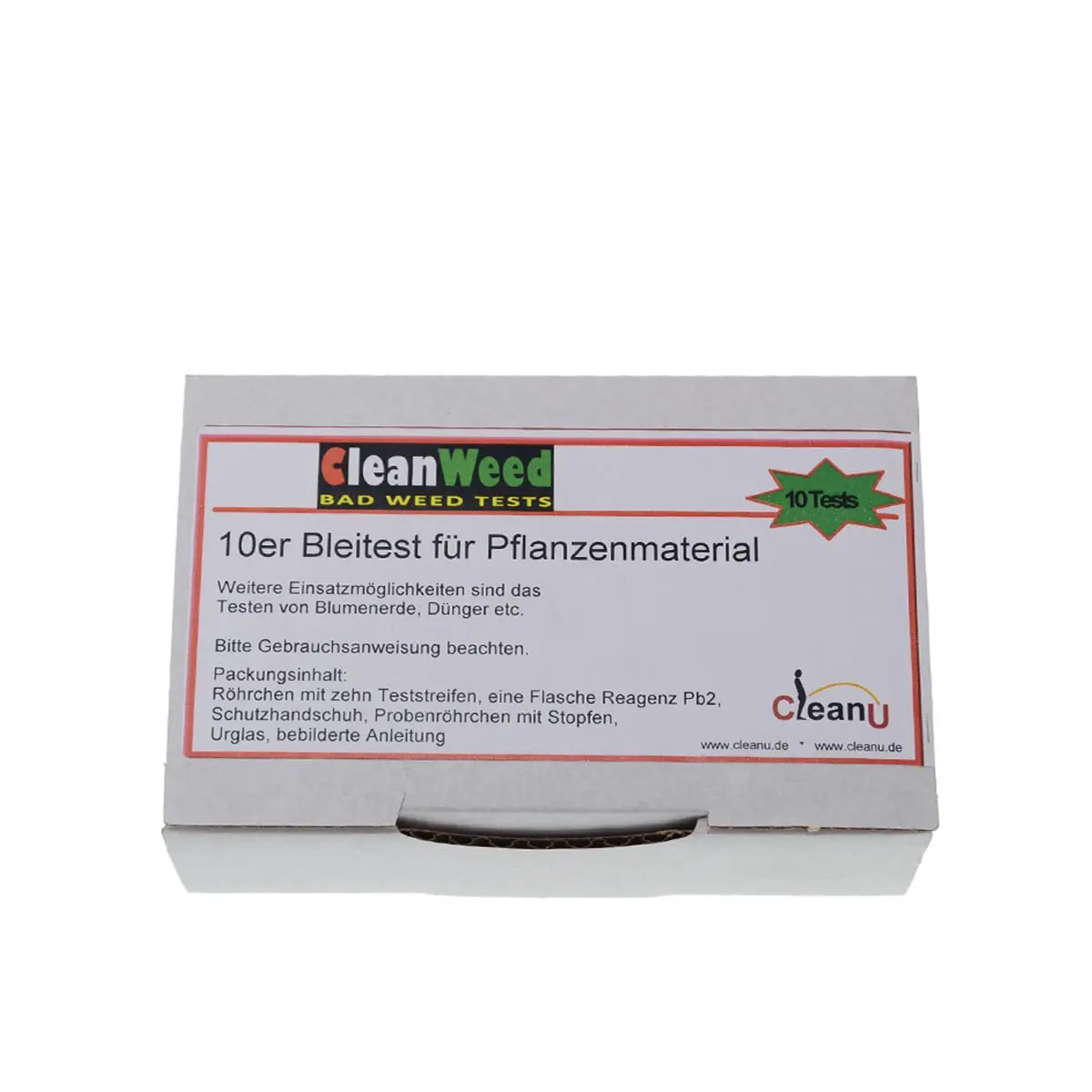 CleanWeed lead test 10x