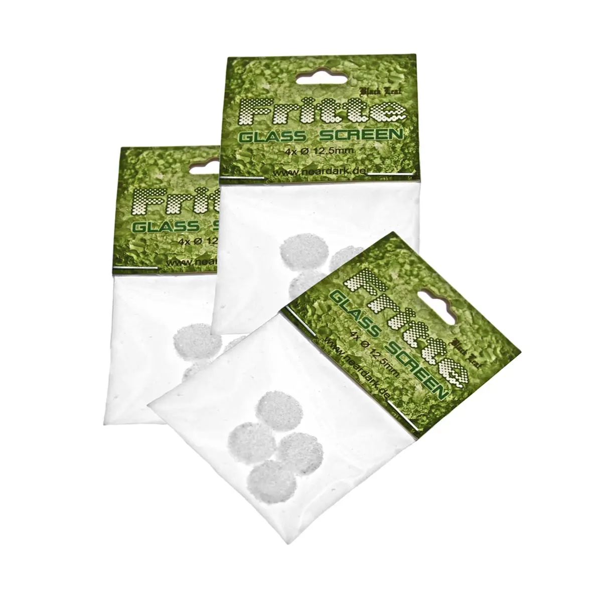 Black Leaf frit glass drip screens  various