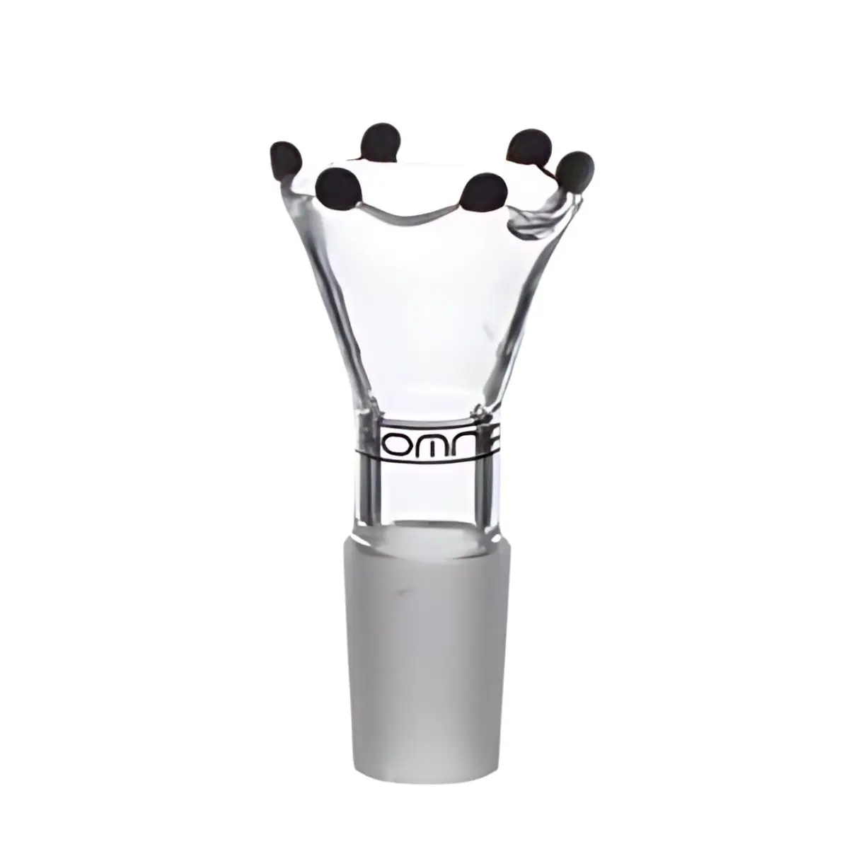 Insomnia glass bowl with decoration black 18,8