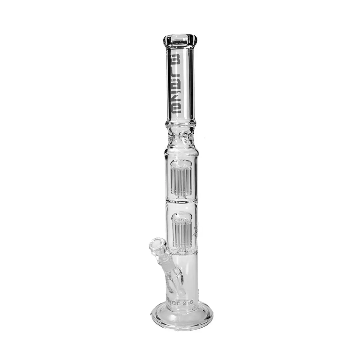 Blaze Glass Tower double percolator Bong - 56 cm, clear
