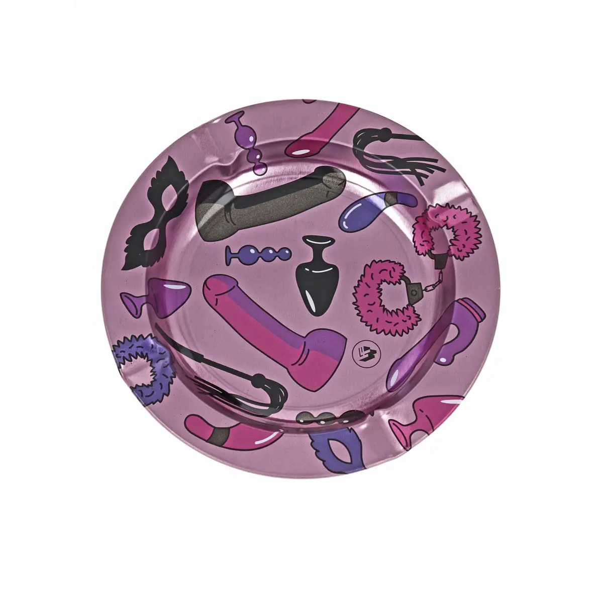 Fire Flow Clipper Ashtray "Sex Toy Pattern"