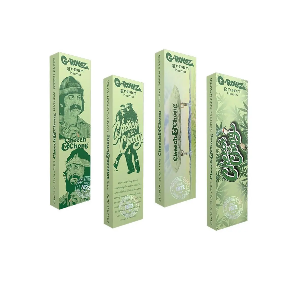 Cheech & Chong Kingsize Papers Tips Bio Hemp