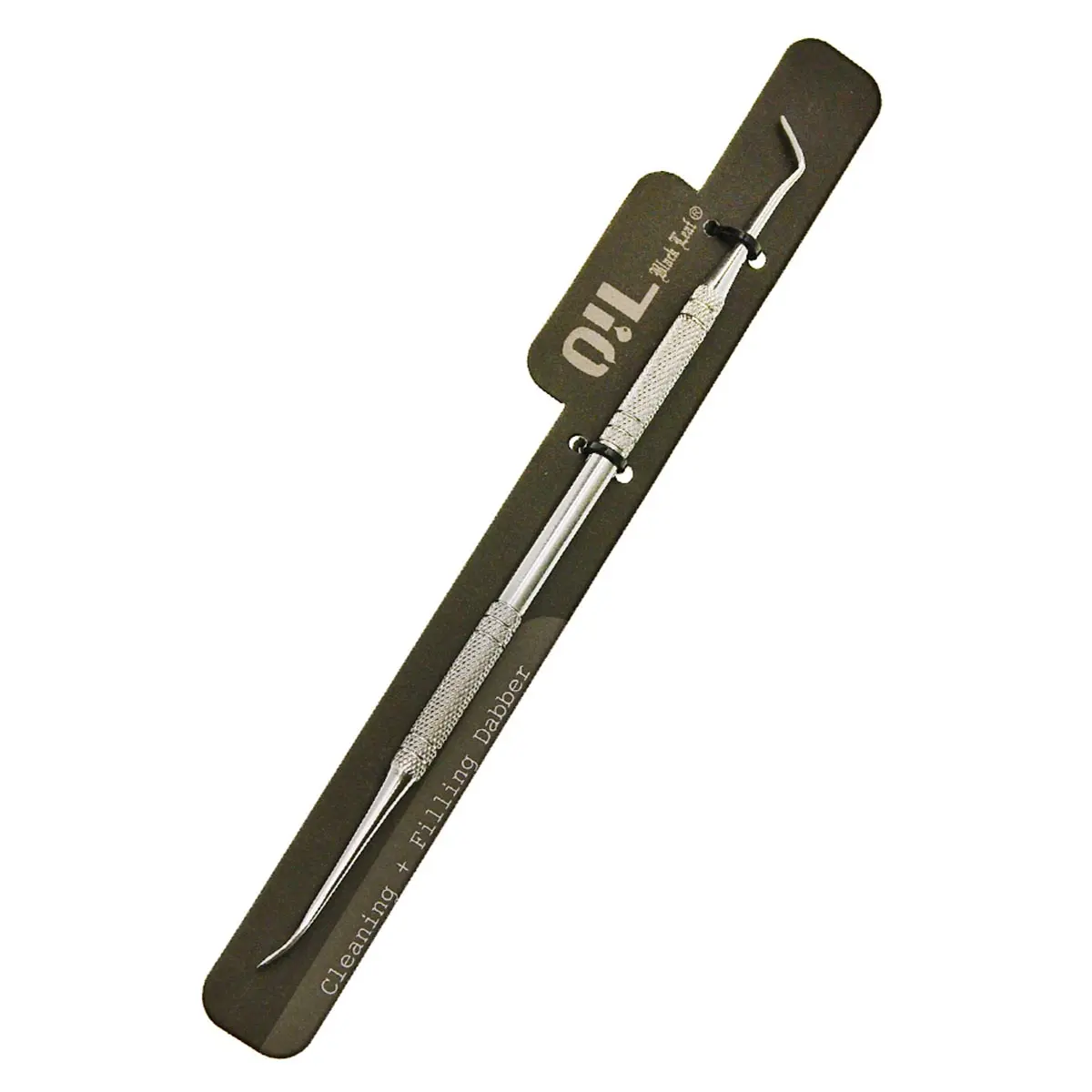 Black Leaf Dabbing Tool Stainless Steel - slim scraper