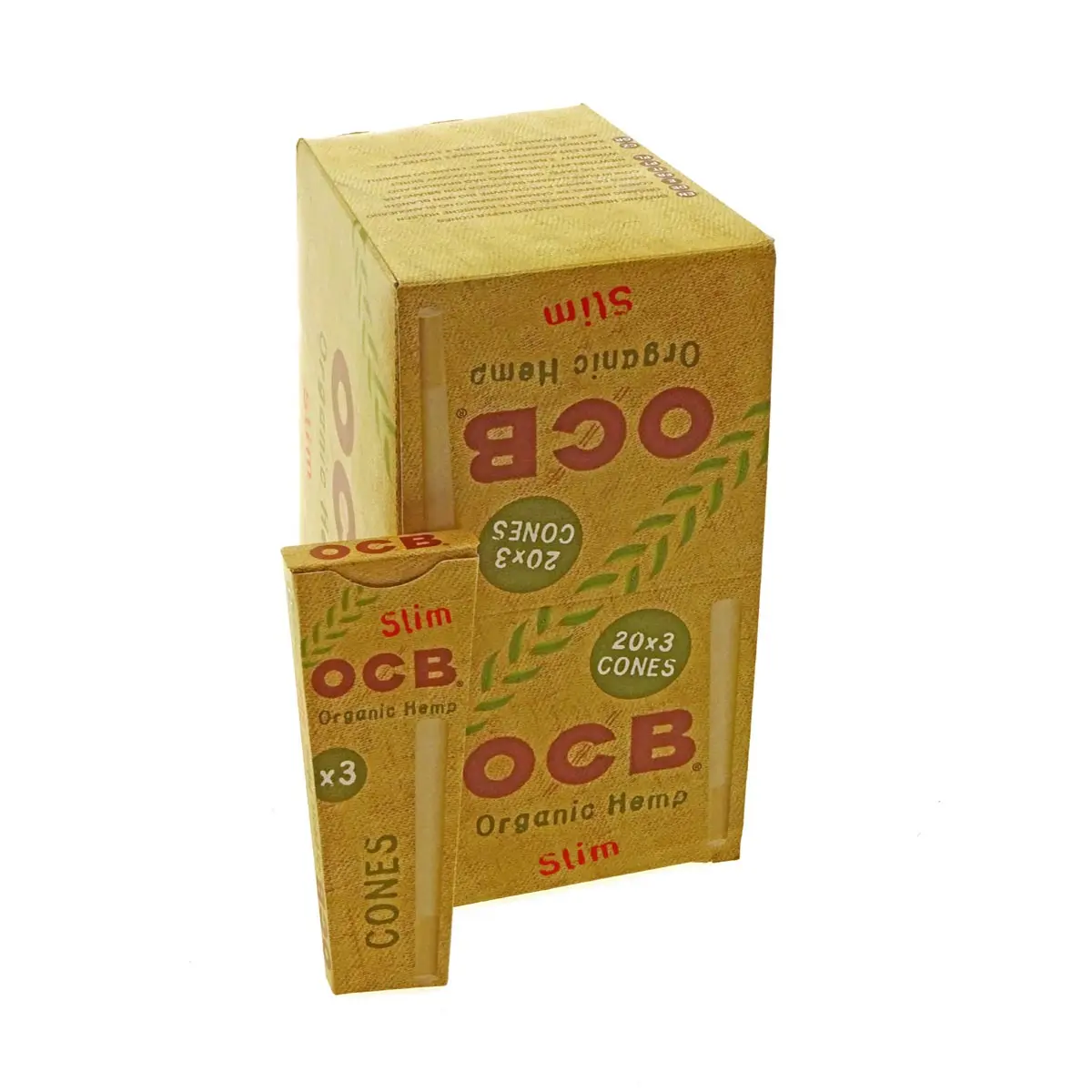 OCB Cones Organic Hemp Slim