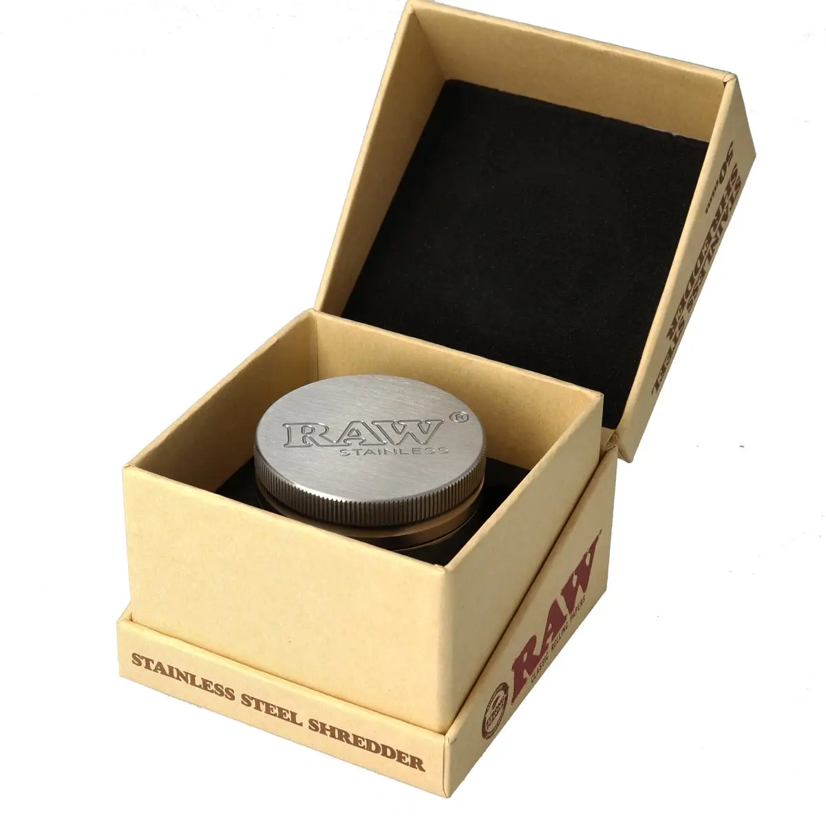 RAW Stainless Steel Grinder 4-Piece 50 mm