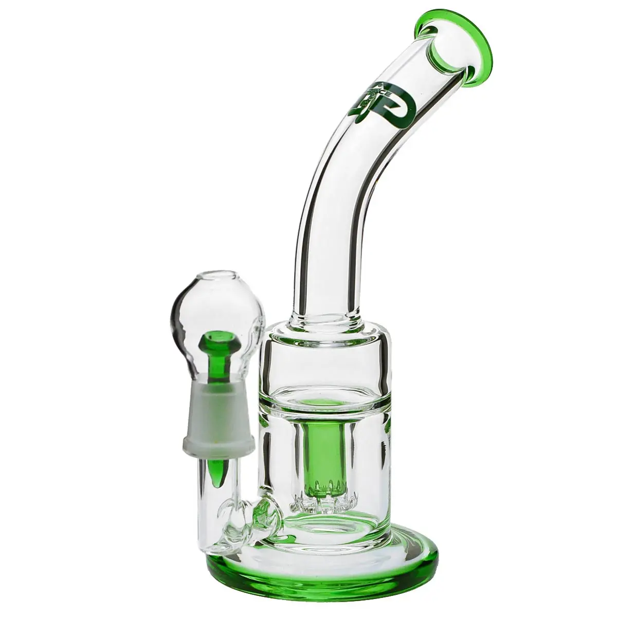 Grace Glass Bong "Svelte Green Svenya" 22 cm