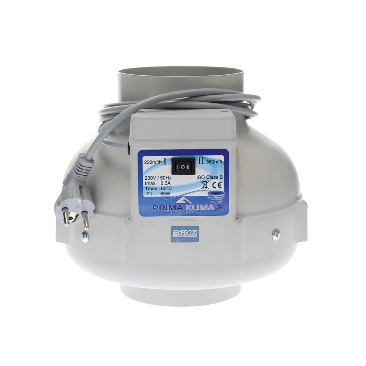 PrimaKlima Combo-Kit 2-Speed Ventilator + Filter