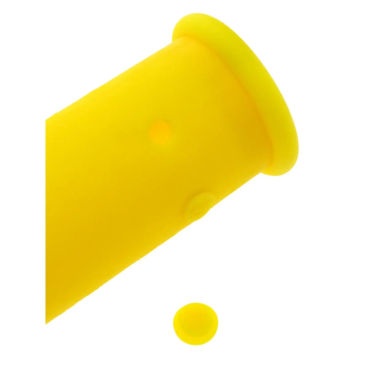 Black Leaf Silicone Ice Bong 39 cm yellow